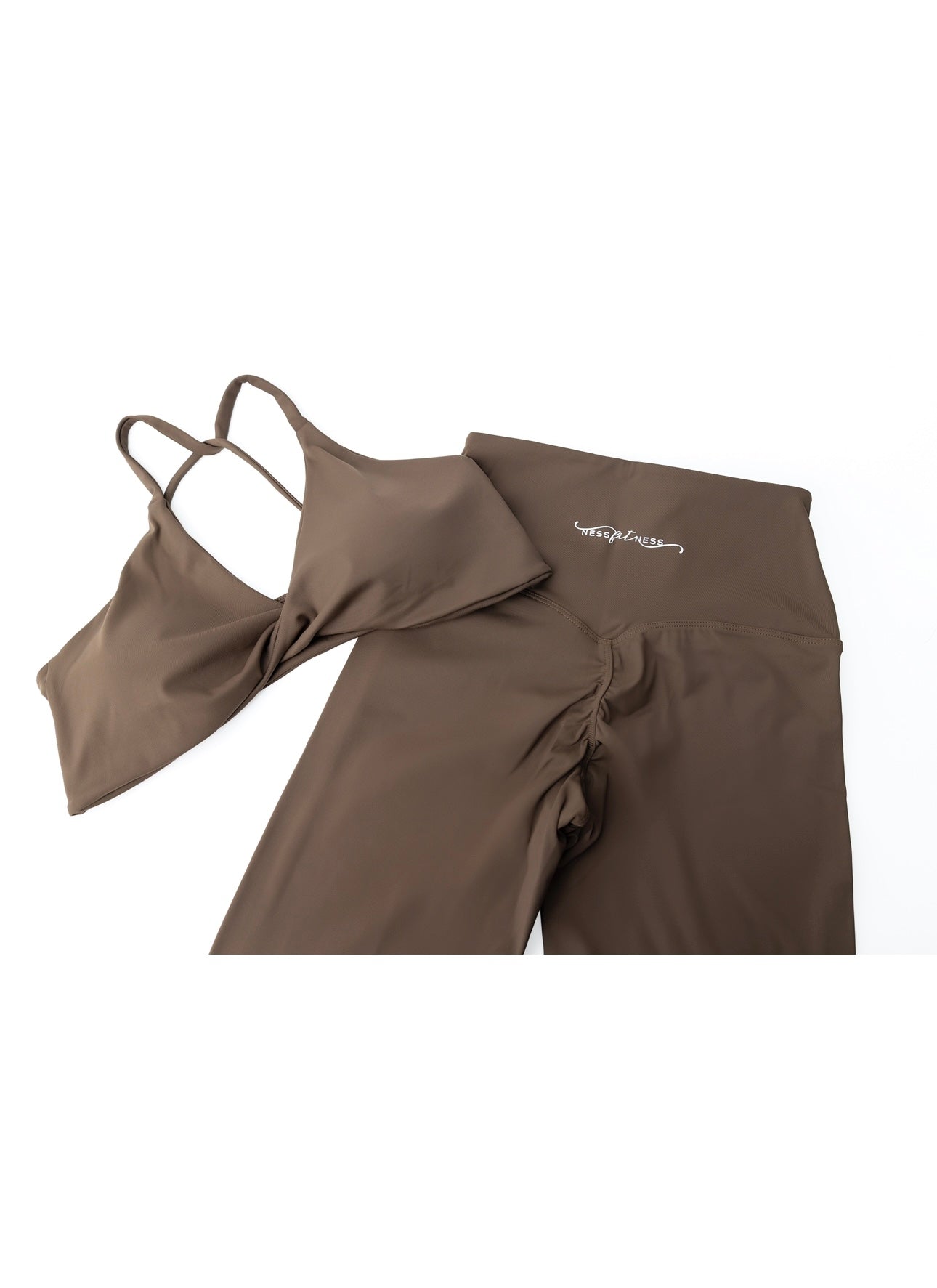 Sports Top - Aqua & Espresso